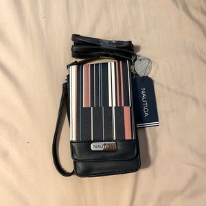 Nautica Cross Body Striped Purse